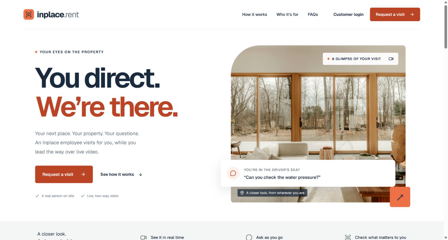 InPlace Rent remote property visit website